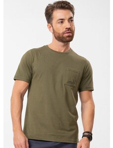 Diametro Camiseta Masculina com Bolso Verde