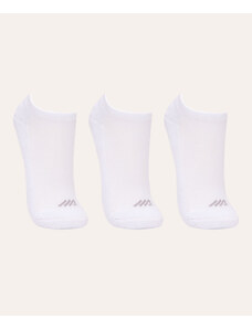 C&A kit de 3 pares de meias training esportivas ace branco