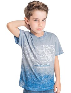 Quimby Camiseta Back To Nature Infantil Azul