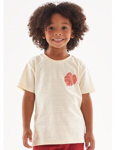 Up Baby Camiseta Plant Harmony Infantil Bege