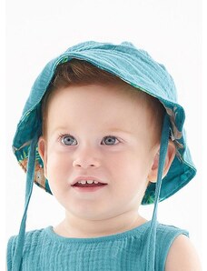 Up Baby Bucket Dupla Face para Bebê Menino Azul