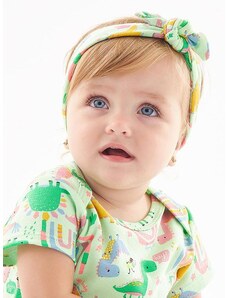 Up Baby Faixa Essentials para Bebê Menina Verde