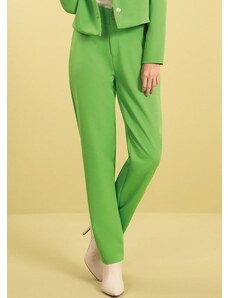 Cativa Calça Feminina Elegante em Alfaiataria Verde