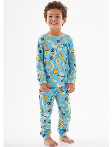 Up Baby Pijama Longo Infantil Masculino Azul