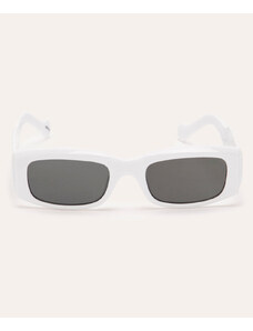 C&A óculos de sol retangular branco