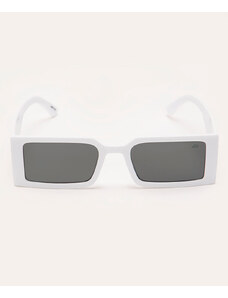 C&A óculos de sol retangular branco