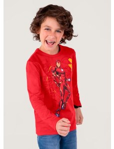 Brandili Camiseta Vingadores Infantil Unissex Vermelho