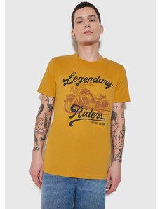 Enfim Camiseta Tradicional Legendary Amarelo Mostarda
