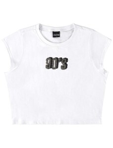 Enfim Camiseta Baby Look 90'S Branca