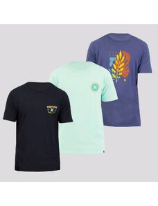 Kit com 3 Camisetas Hurley Classic
