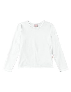 Brandili Camiseta Infantil Unissex Térmica Branco