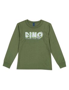 Cativa Kids Camiseta Estampada Manga Longa Verde