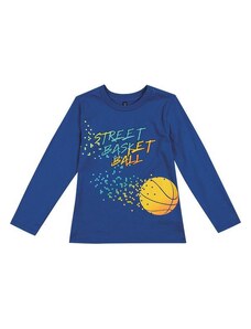 Cativa Kids Camiseta Manga Longa com Efeito Azul