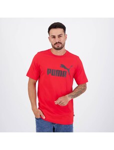 Camiseta Puma ESS Logo Vermelha