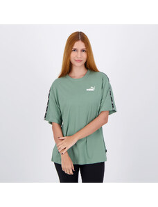 Camiseta Puma ESS Tape Feminina Verde