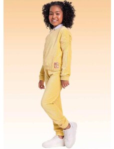 Fakini Kids Conjunto Blusão e Calça Amarelo