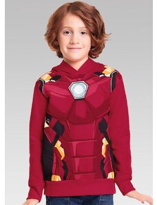 Fakini Kids Blusão com Capuz Avengers Disney Vermelho