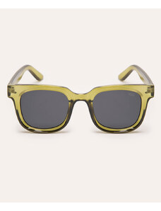 C&A óculos de sol oval verde