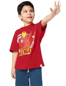 Malwee Kids Camiseta Iron Man Avengers Menino Vermelho