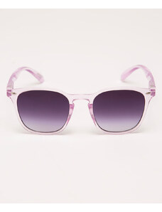 C&A óculos de sol quadrado lilás