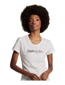 Camiseta Feminina Inovacao G4 Reserva Branco