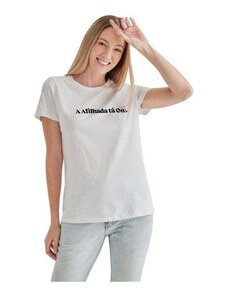 Camiseta Feminina a Afilhada Ta On Reserva Branco