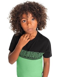 Quimby Camiseta Stay Curious Infantil Preto