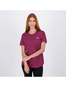 Camiseta Fila Basic Sports Polygin Feminina Vinho