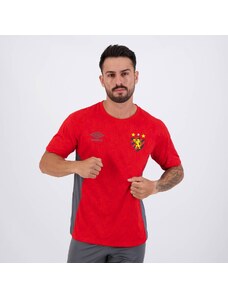 Camisa Umbro Sport Recife Treino 2024 Vermelha