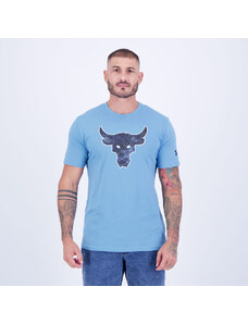 Camiseta Under Armour Project Rock Brahma Bull Azul