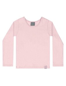 Quimby Blusa em Cotton Infantil Menina Rosa