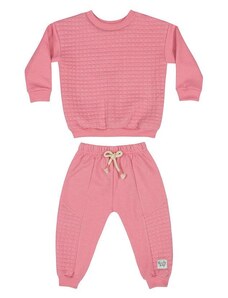 Quimby Conjunto Blusão e Calça para Bebê Rosa