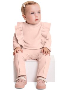 Quimby Conjunto Blusão e Legging para Bebê Rosa