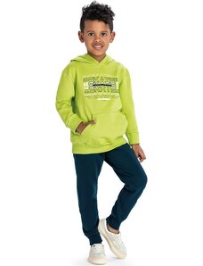 Elian Conjunto Infantil Menino Moletom Skate Verde