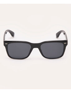 C&A óculos de sol quadrado preto