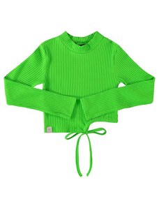 Gloss Blusa Cropped Básica Juvenil Verde