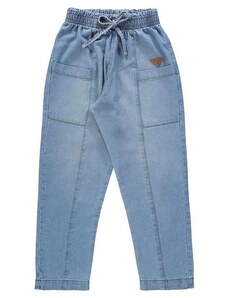 Gloss Calça Baggy Jeans Juvenil Azul
