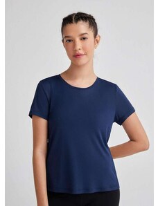 Hering Camiseta Esportiva Feminina Manga Curta Easy Dry Azul