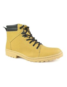 Polo State Bota Coturno Masculino Worker Yellow Boot Foster Yellow