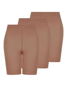 Lupo Kit com 3 Shorts Feminino Modelador Up Line Loba 5690-003 Pó-De-Arroz