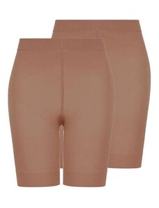 Lupo Kit com 2 Shorts Feminino Modelador Up Line Loba 5690-003 Pó-De-Arroz