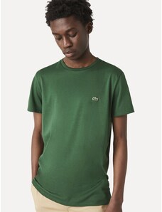Camiseta Lacoste Masculina Jersey Pima Cotton Verde Escuro