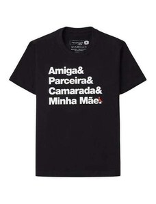 Camiseta Infantil Sm Mãe Camarada Dm20 Reserva Mini Preto