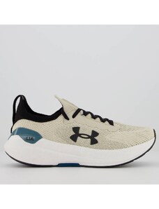 Tênis Under Armour Charged Hit Bege e Azul