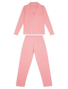 Malwee Pijama Feminino em Viscose Rosa