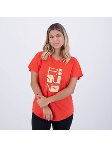 Camiseta Puma Run 5k Logo SS Feminina Laranja