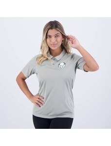 Polo Puma Palmeiras Casual Feminina Cinza