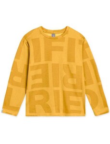 Camiseta Infantil Manga Longa Match Amarelo