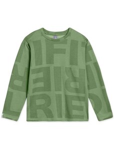 Camiseta Infantil Manga Longa Match Verde