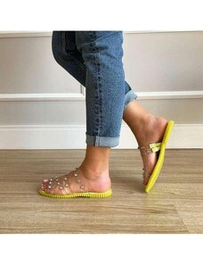 Damannu Shoes Flat Ingrid Lemon Verde